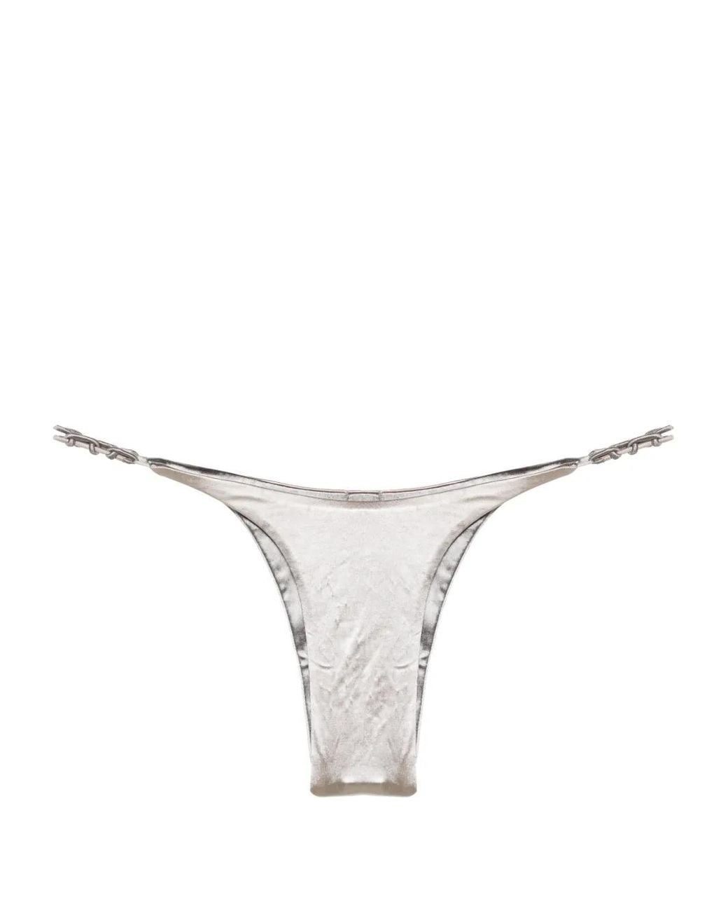 Isa Boulder White Rope Reversible Bikini Bottoms