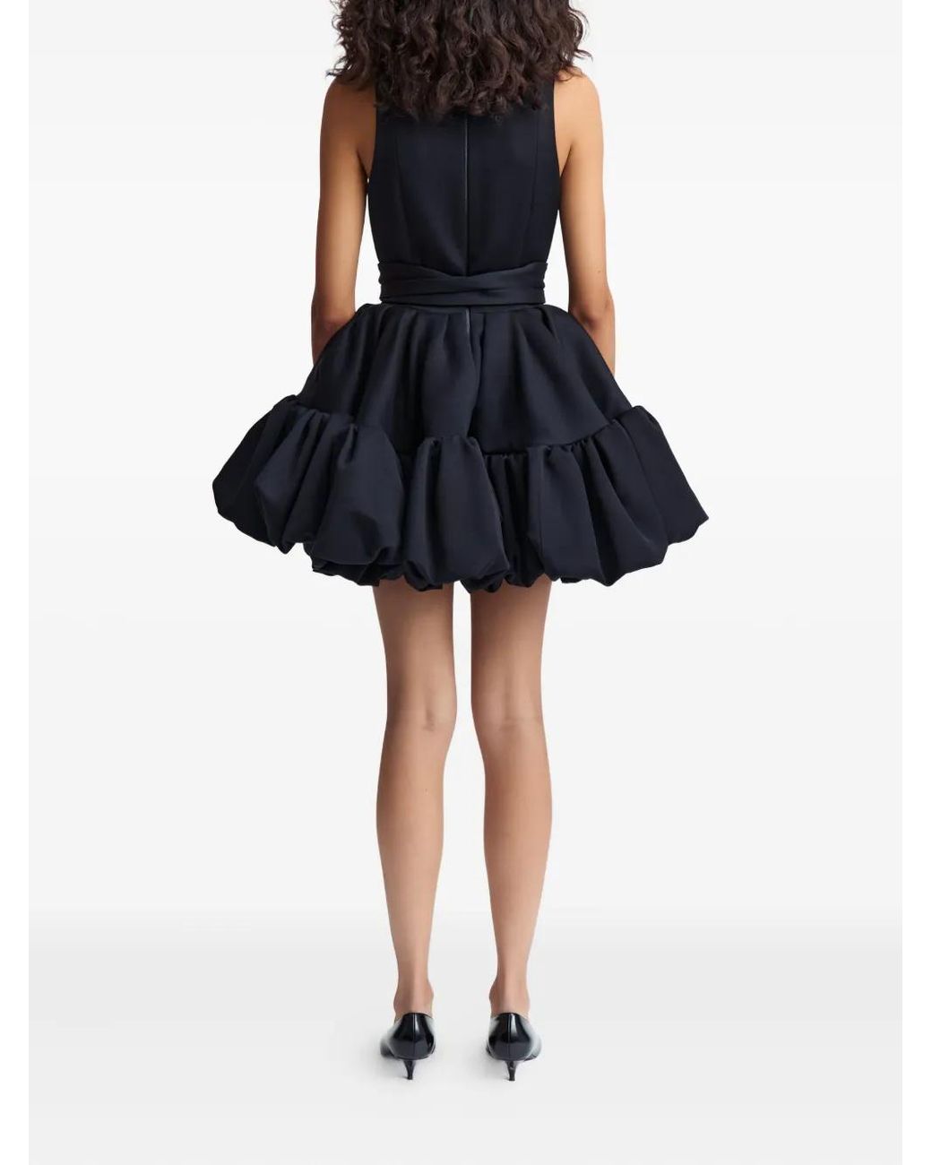 16Arlington Black Drina Mini Dress