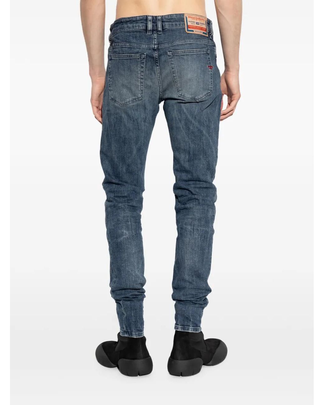 DIESEL Blue 1979 Sleenker Faded Jeans for men