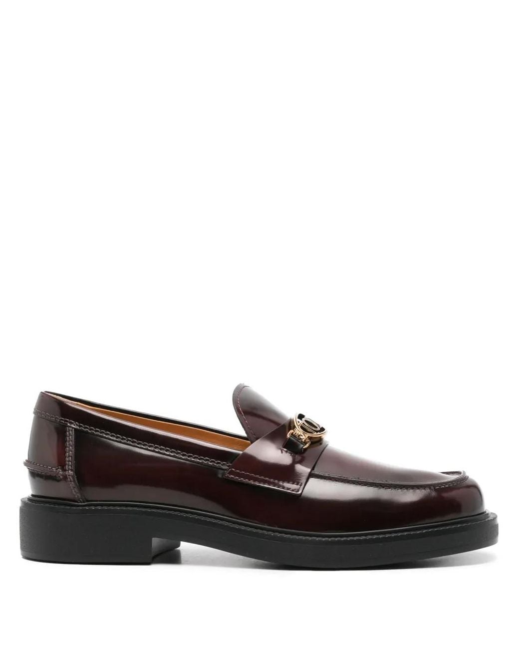 Tod's Brown Loafers With Bit And Oval Logo