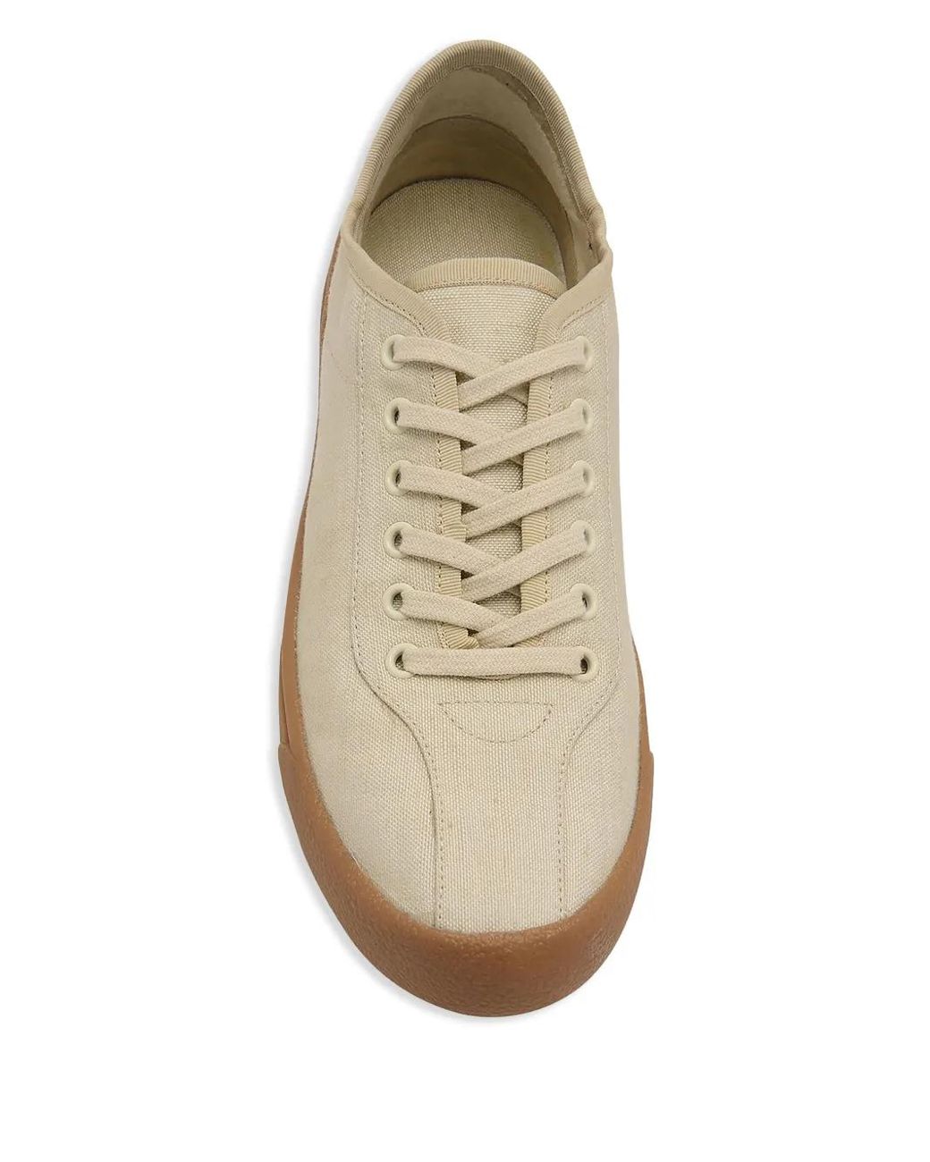 The Row Natural Canvas Sneakers