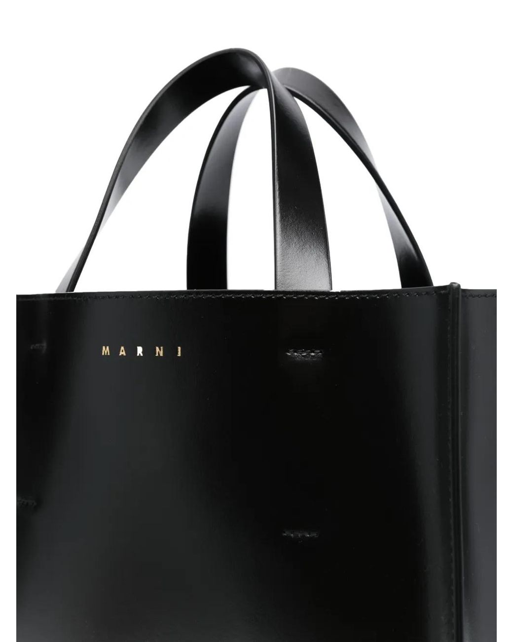 Marni Black Small Museo Tote Bag