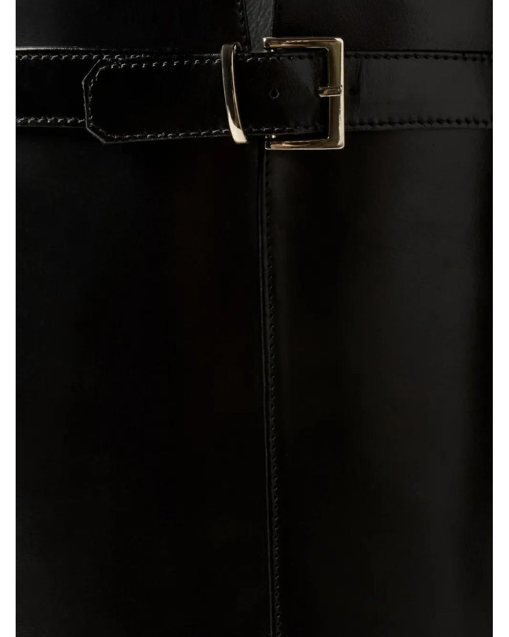 Claudie Pierlot Black Buckle-Detail Boots