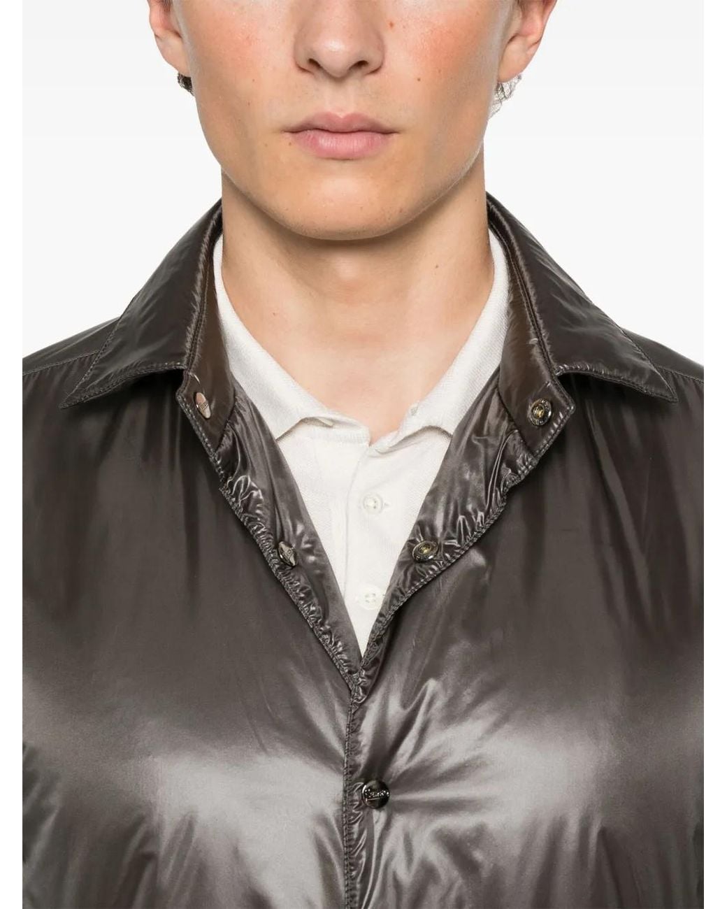 Herno Brown Padded Jacket for men