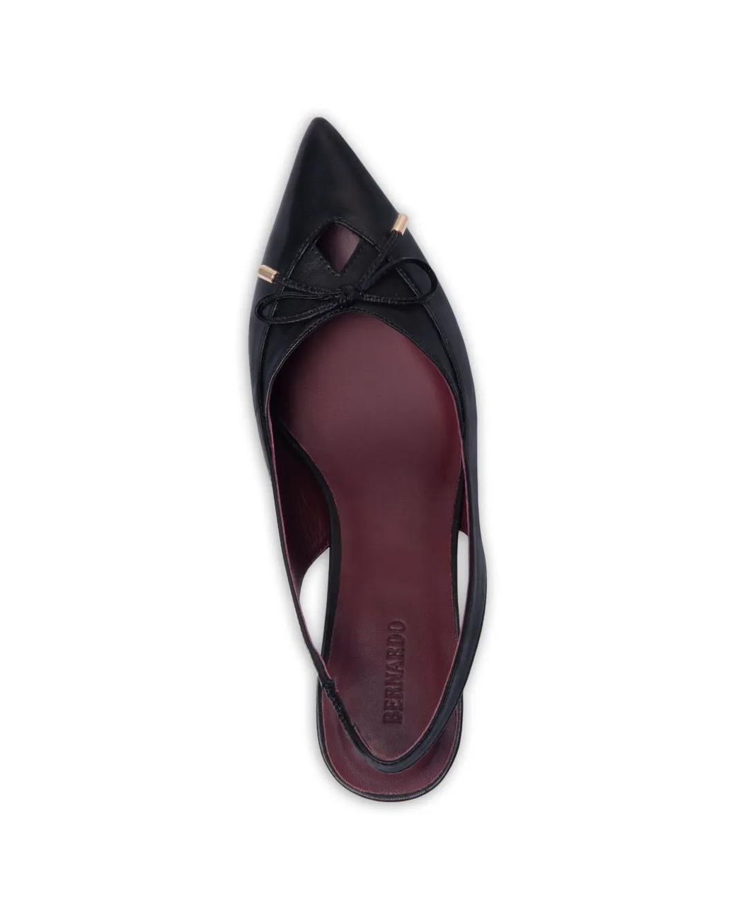 Bernardo Blue Misha Pointed-Toe Bow Pumps