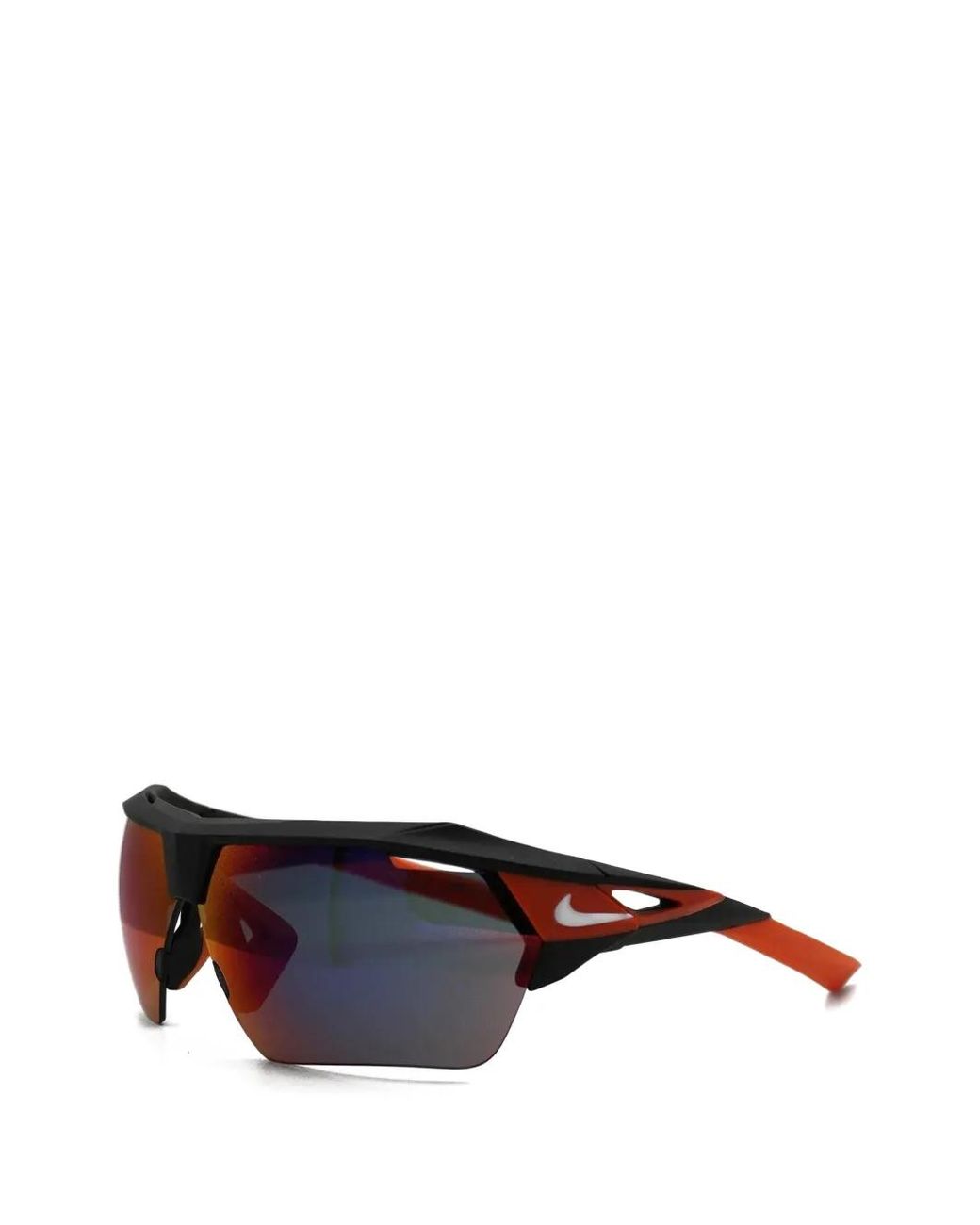 Nike Black Hyperforce Geometric-Frame Sunglasses for men