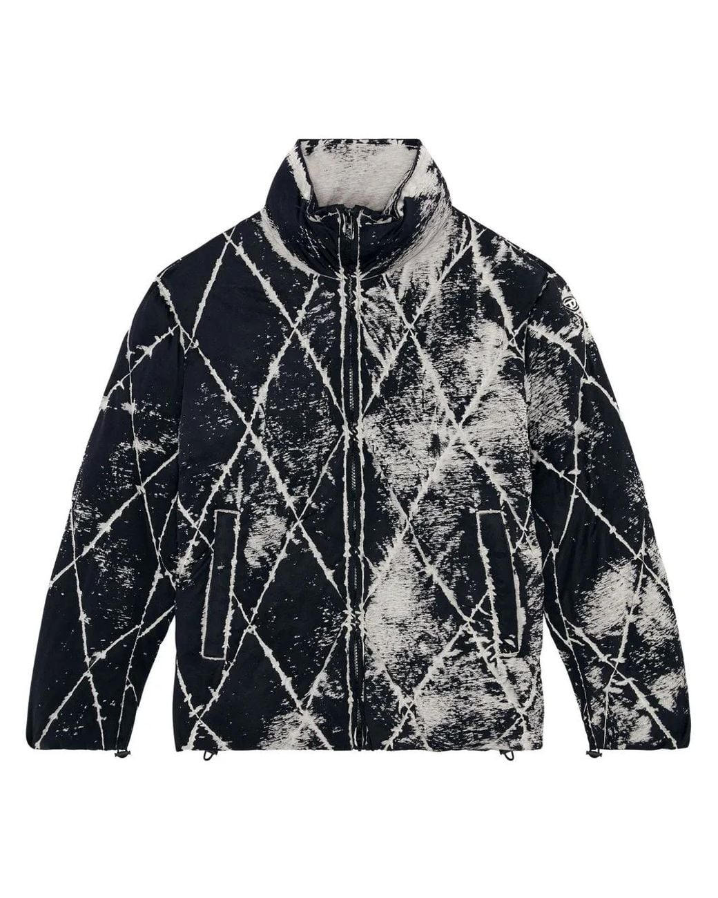 DIESEL Black W-Marcel Bomber Jacket for men