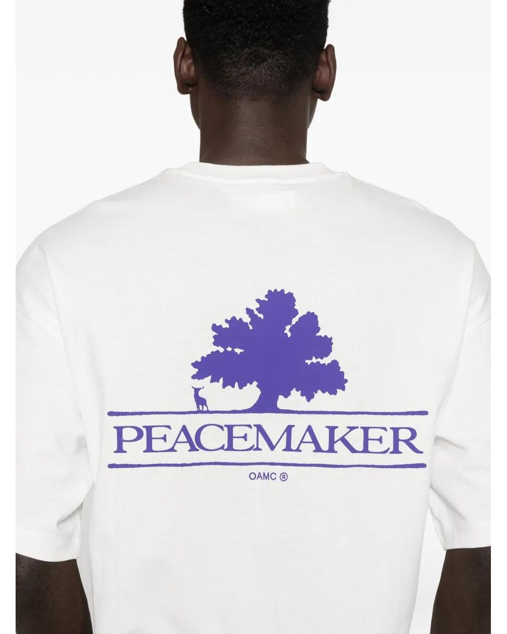 OAMC White Logo-Print T-Shirt for men