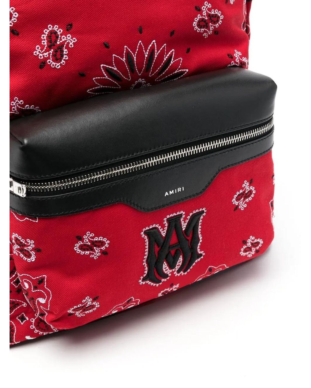 Amiri Bandanna-Embroidered Backpack for men