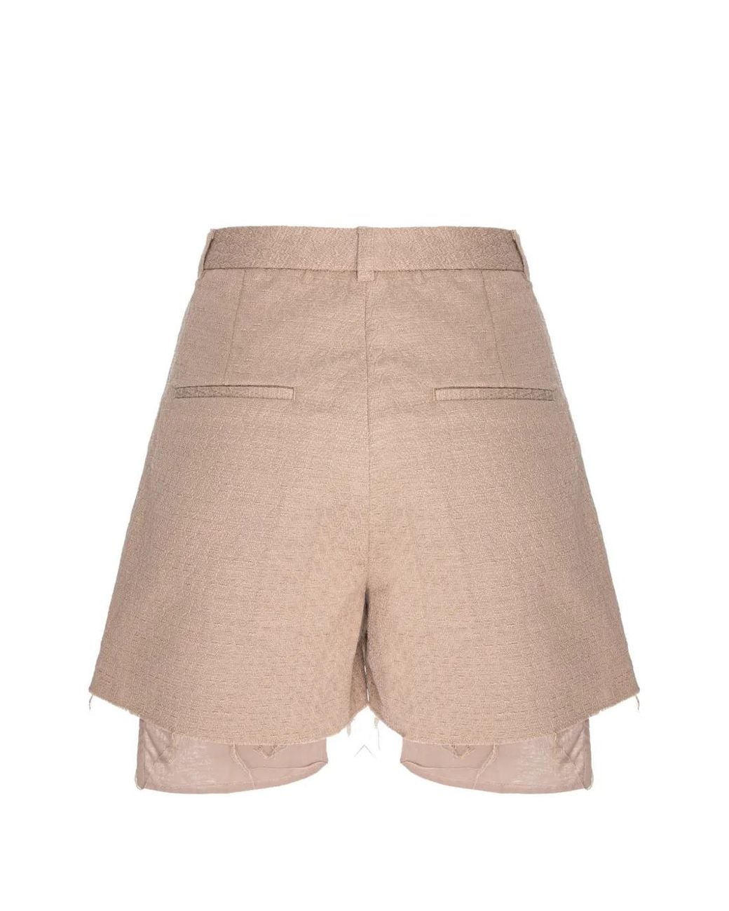 CuAnna Natural Doubleyou Frayed-Edge Suit