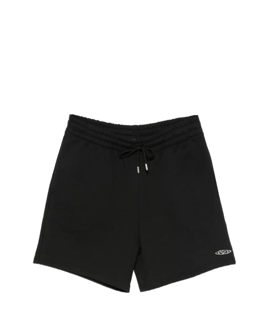 Casablanca Black Crystal Monogram Shorts for men