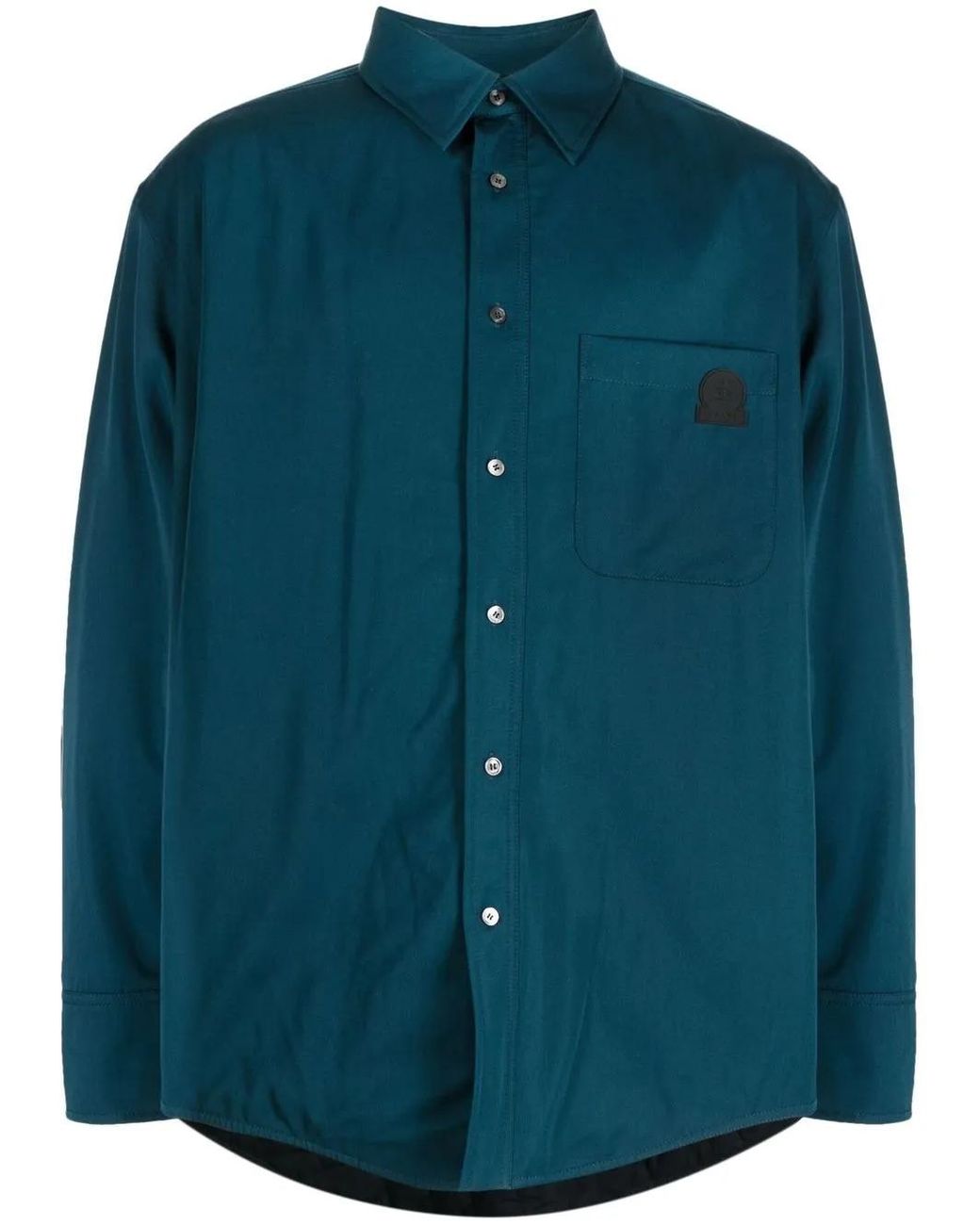 Camicia Crop di Lanvin in Green da Uomo