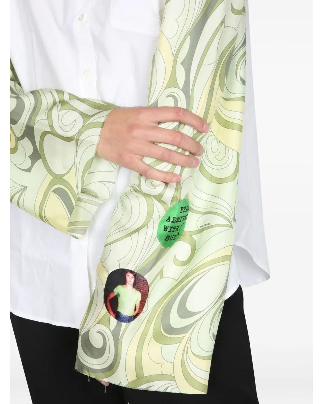 Raf Simons White Long-Sleeve Shirt