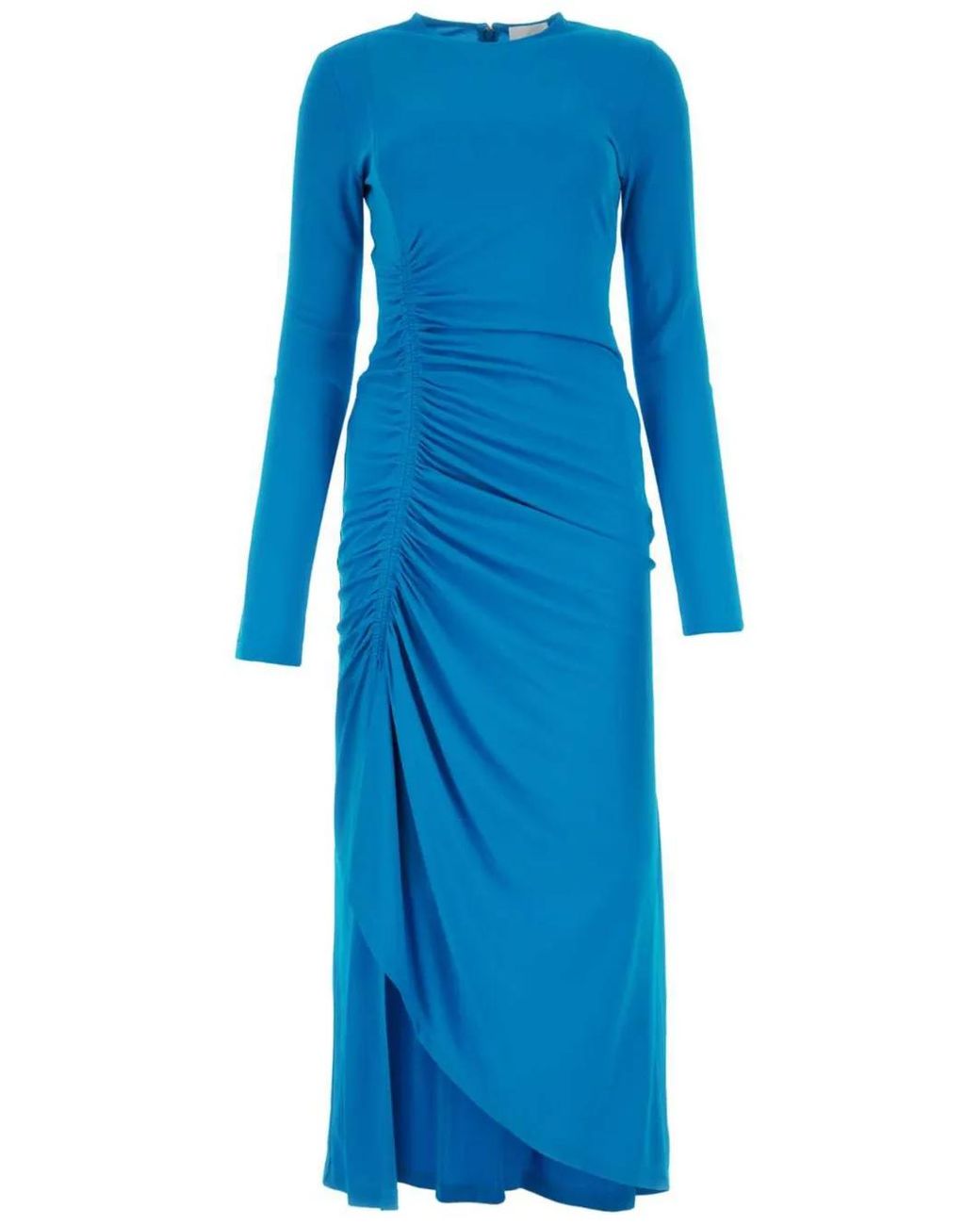 Robe Drapée À Manches Longues Givenchy en coloris Blue