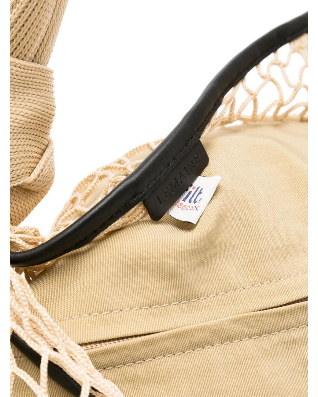 Lemaire Metallic Fortune Croissant Flit Bag