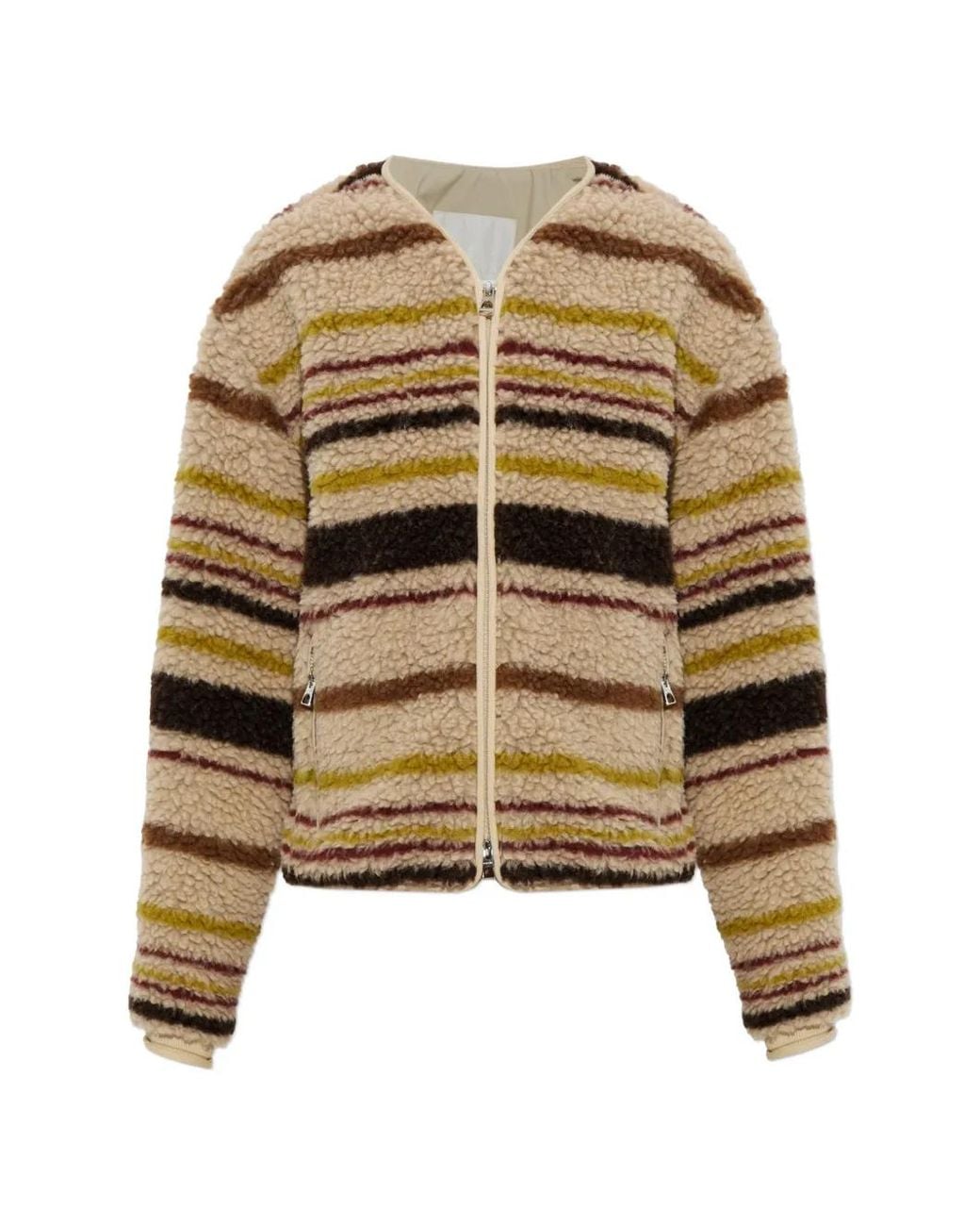 Chaqueta A Rayas Moncler de color Natural