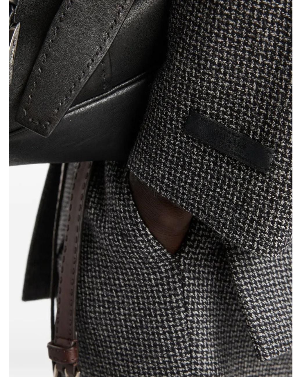 Prada Gray Veste En Laine À Simple Boutonnage for men