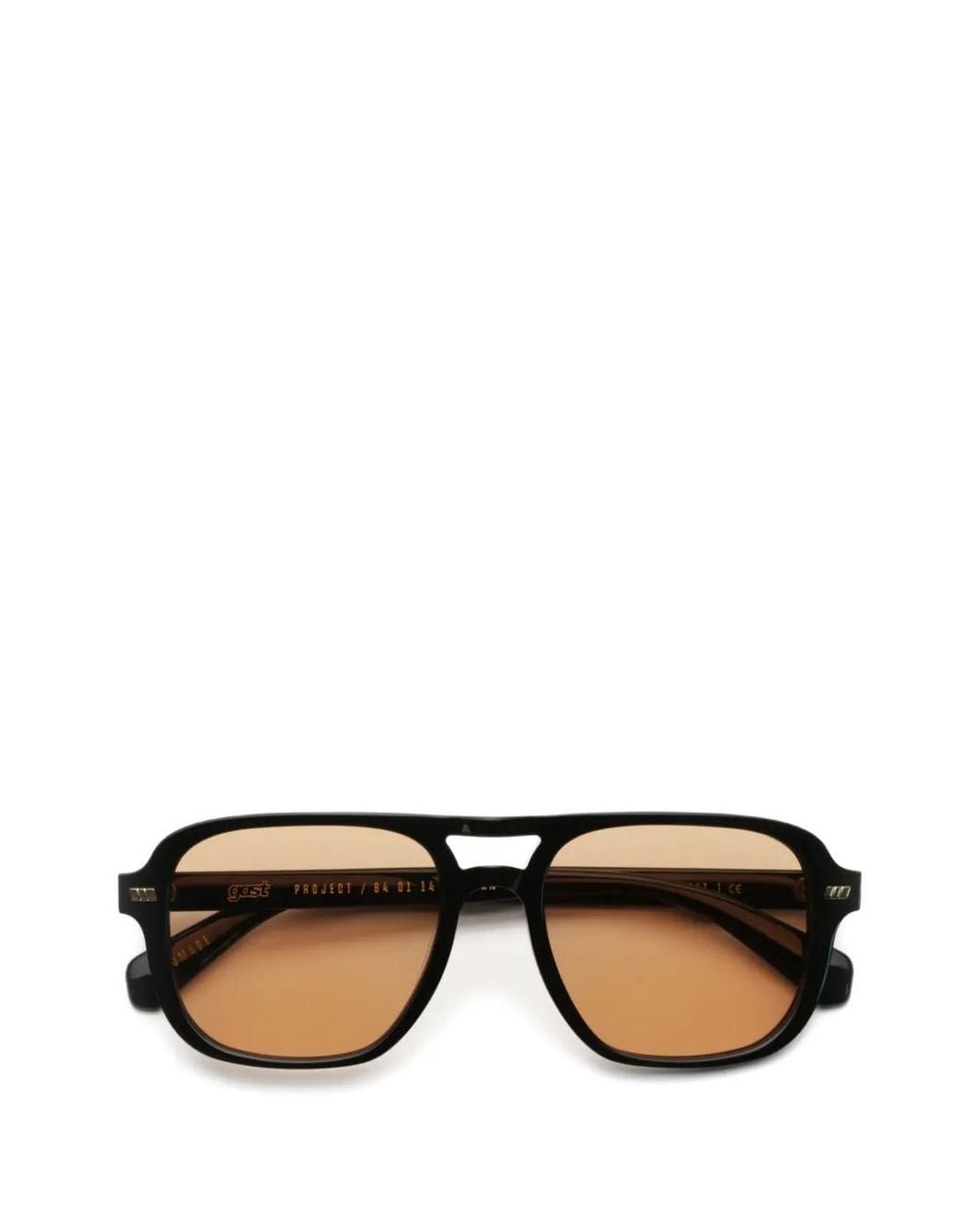Gast Black Syn Pilot-Frame Sunglasses