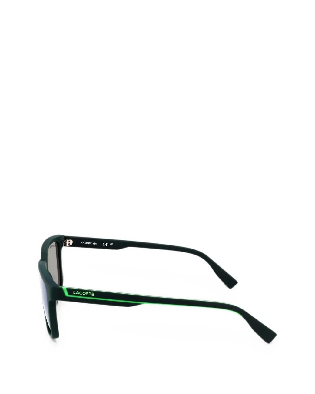 Lacoste Green Square-Frame Sunglasses for men