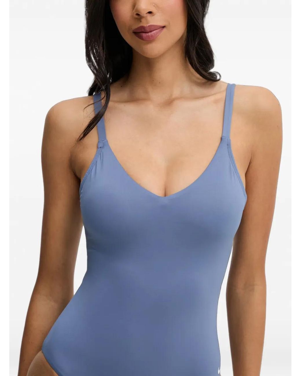 Nike Blue Swim Effortless Essential Swimsuit