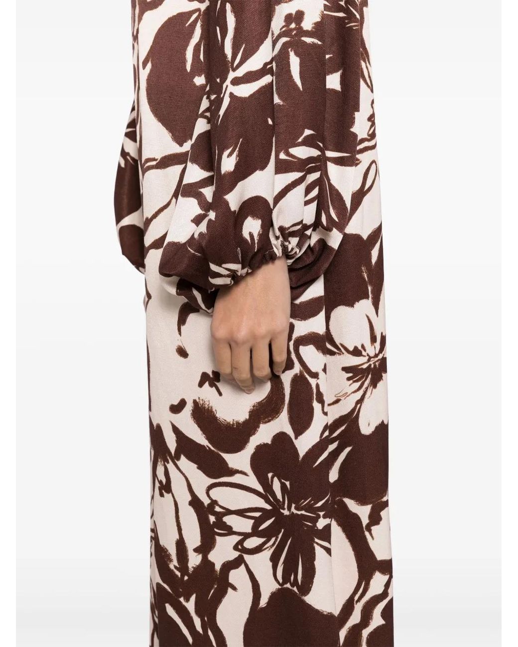 Caftan Maya Bambah en coloris Brown