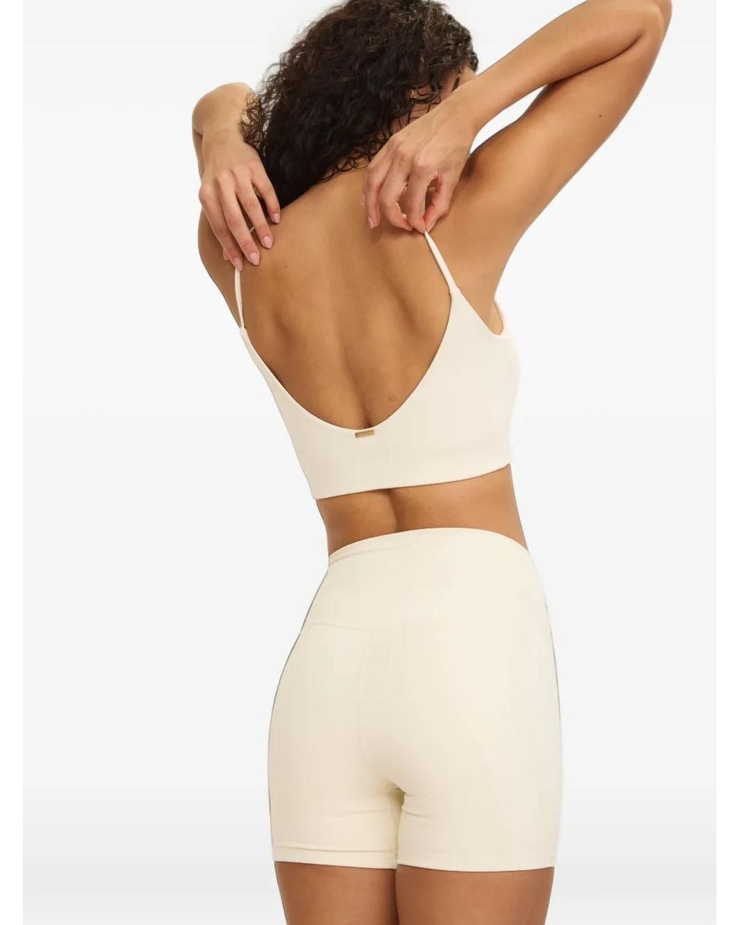 AMADAWEAR White Una Bra Performance Bras
