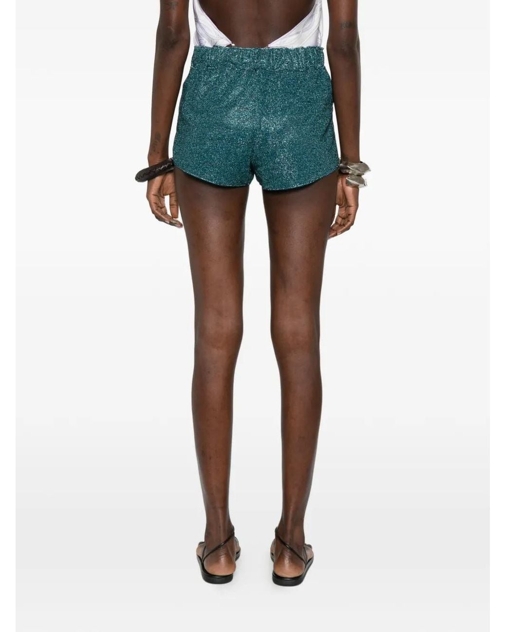 Short Shimmer Oseree en coloris Blue