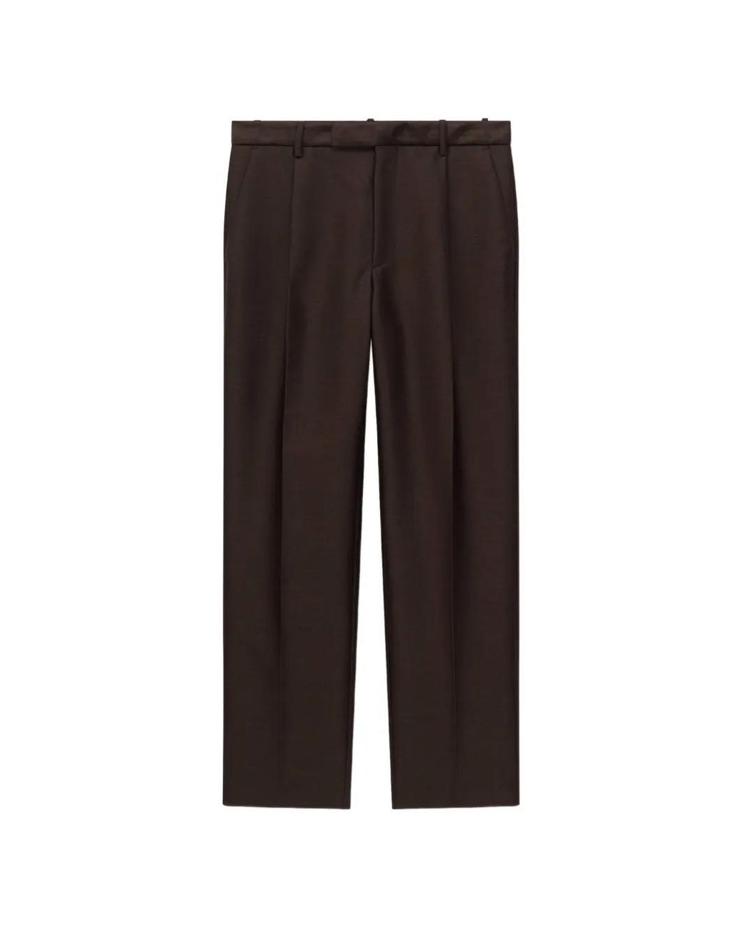 KENZO Brown Tapered Tailored Trousers for men
