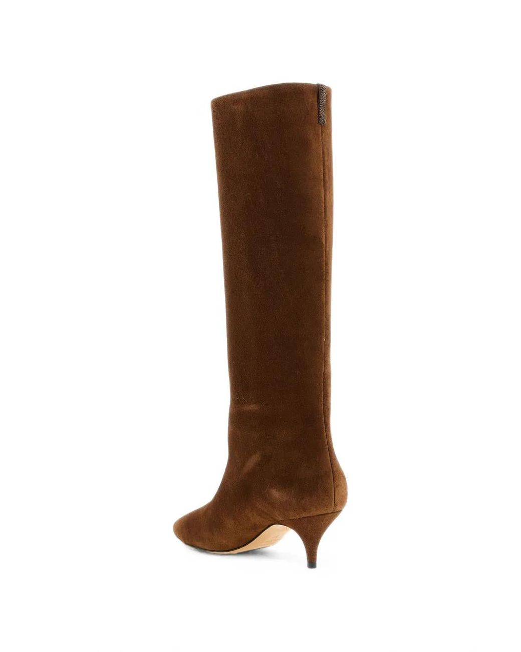 Fabiana Filippi Brown Suede Knee-High Boots