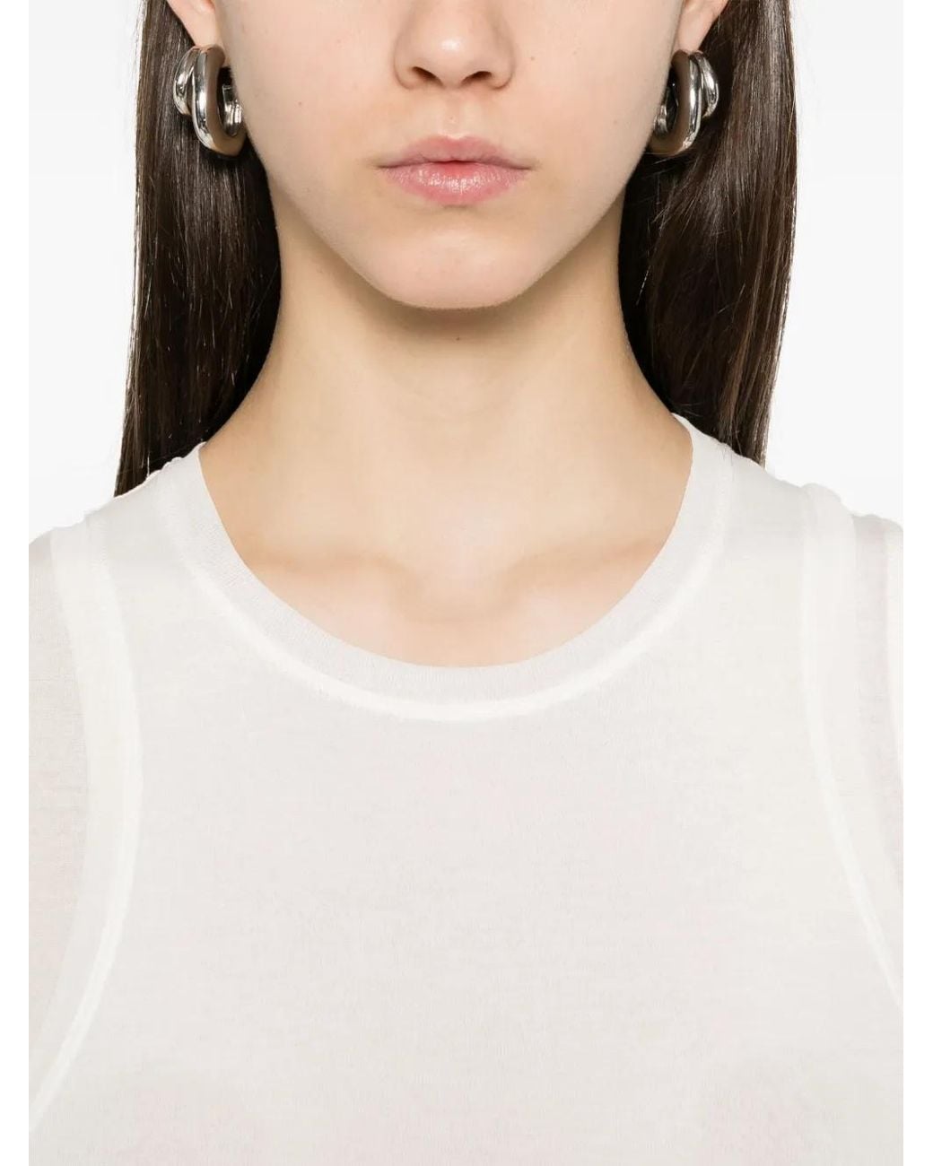 Jil Sander White Dresses