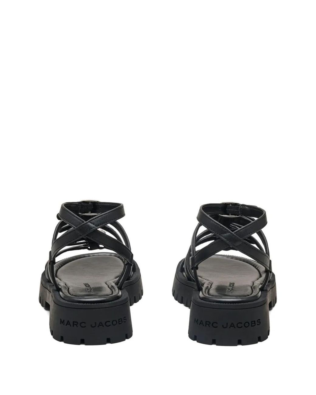 Marc Jacobs Black Flat Sandals