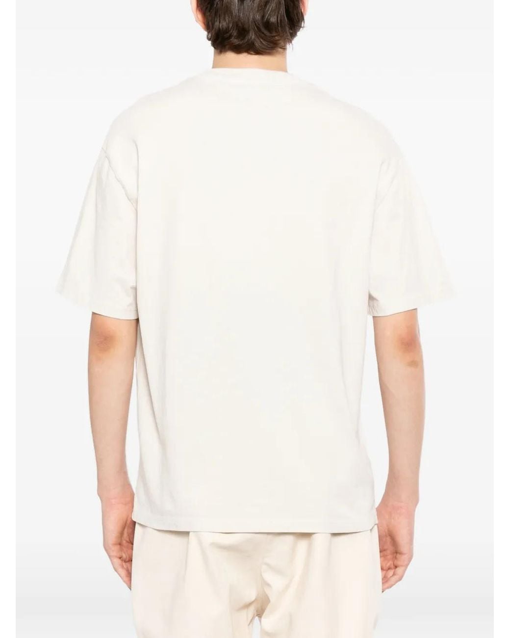 Melt White Crew Neck T-Shirt for men