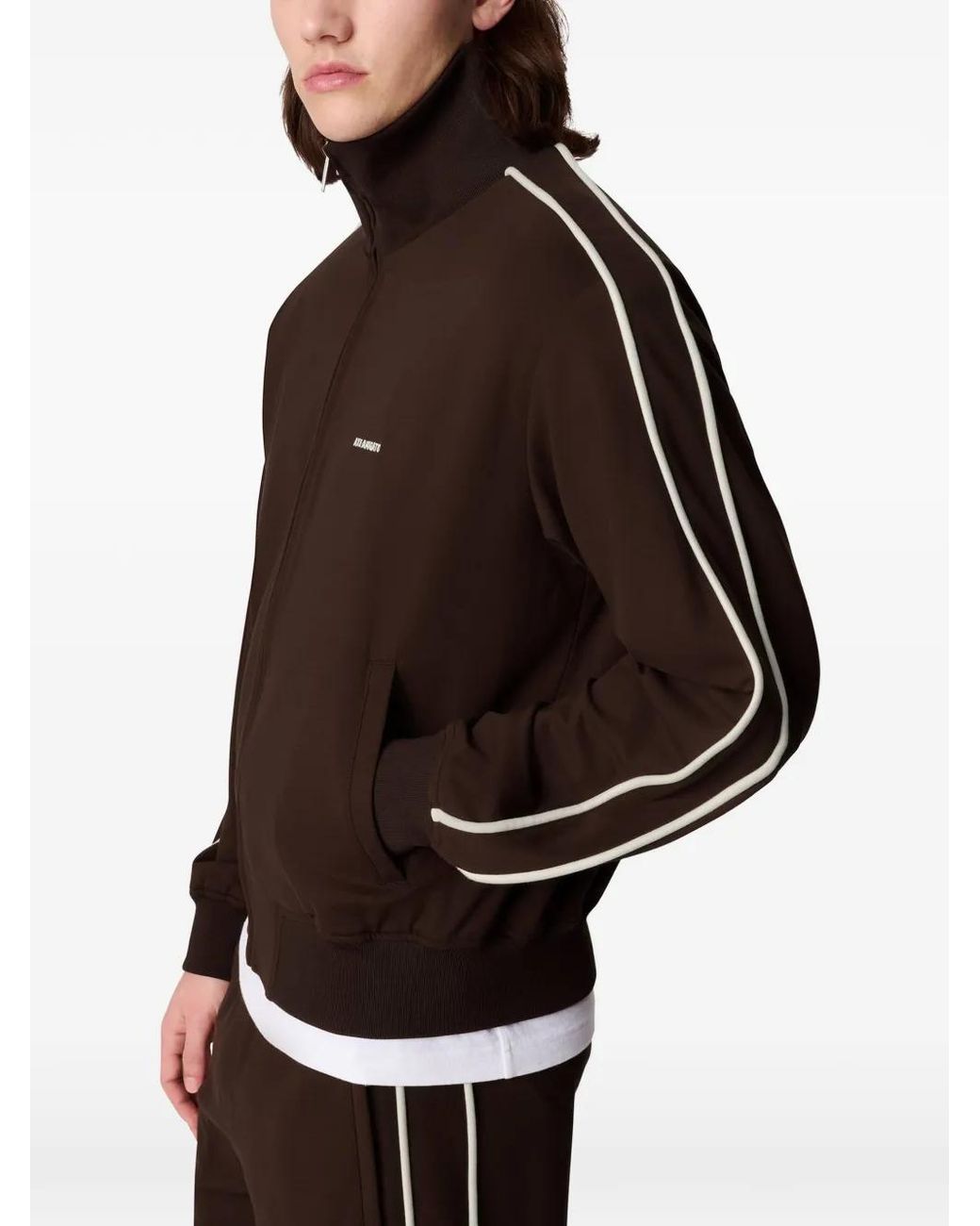 Axel Arigato Brown Curb Track Jacket for men