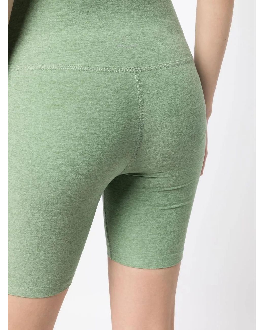 Beyond Yoga Green High-Waisted Biker Shorts