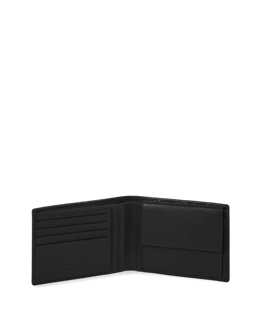 Piquadro Black Bi-Fold Wallet