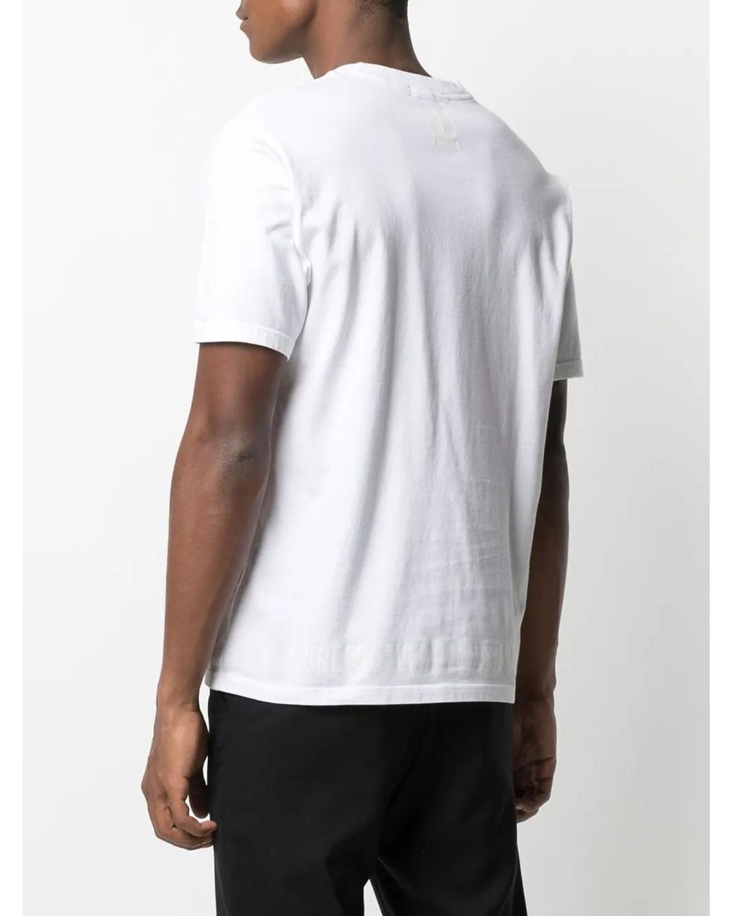 Undercover White Tape Print T-Shirt for men