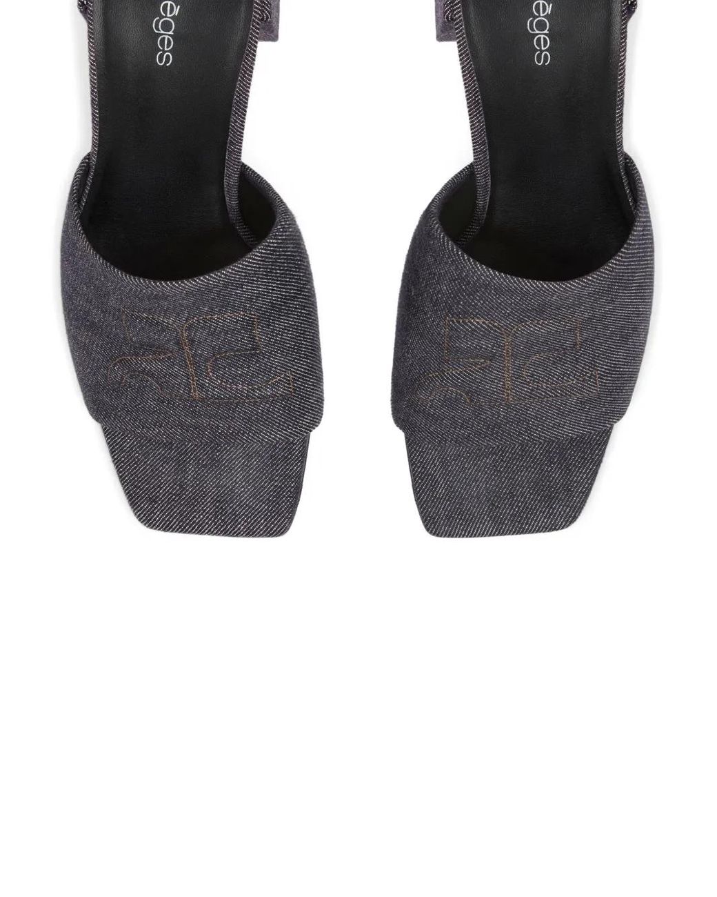 Courreges Gray Sandals