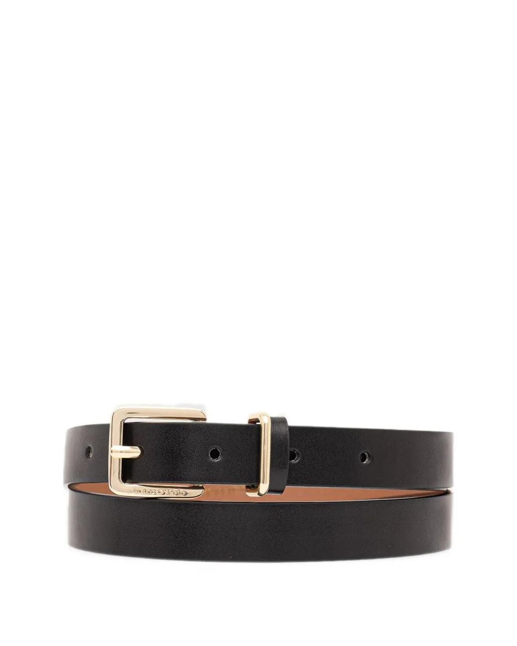 Marc O' Polo White Lara Buckle Belt