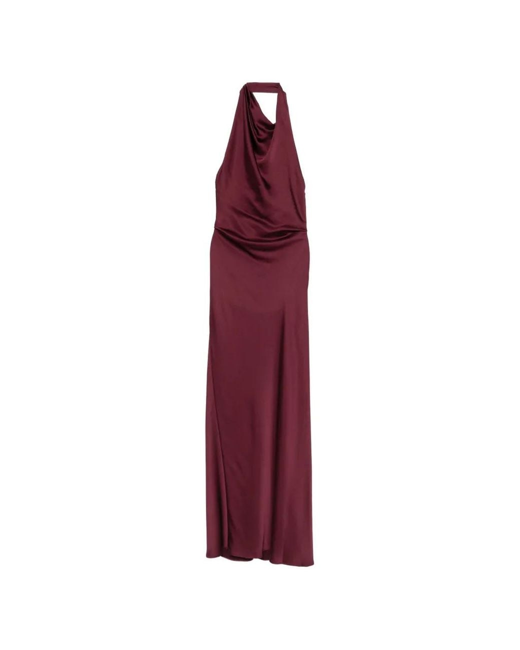 Jonathan Simkhai Purple Halterneck Maxi Dress