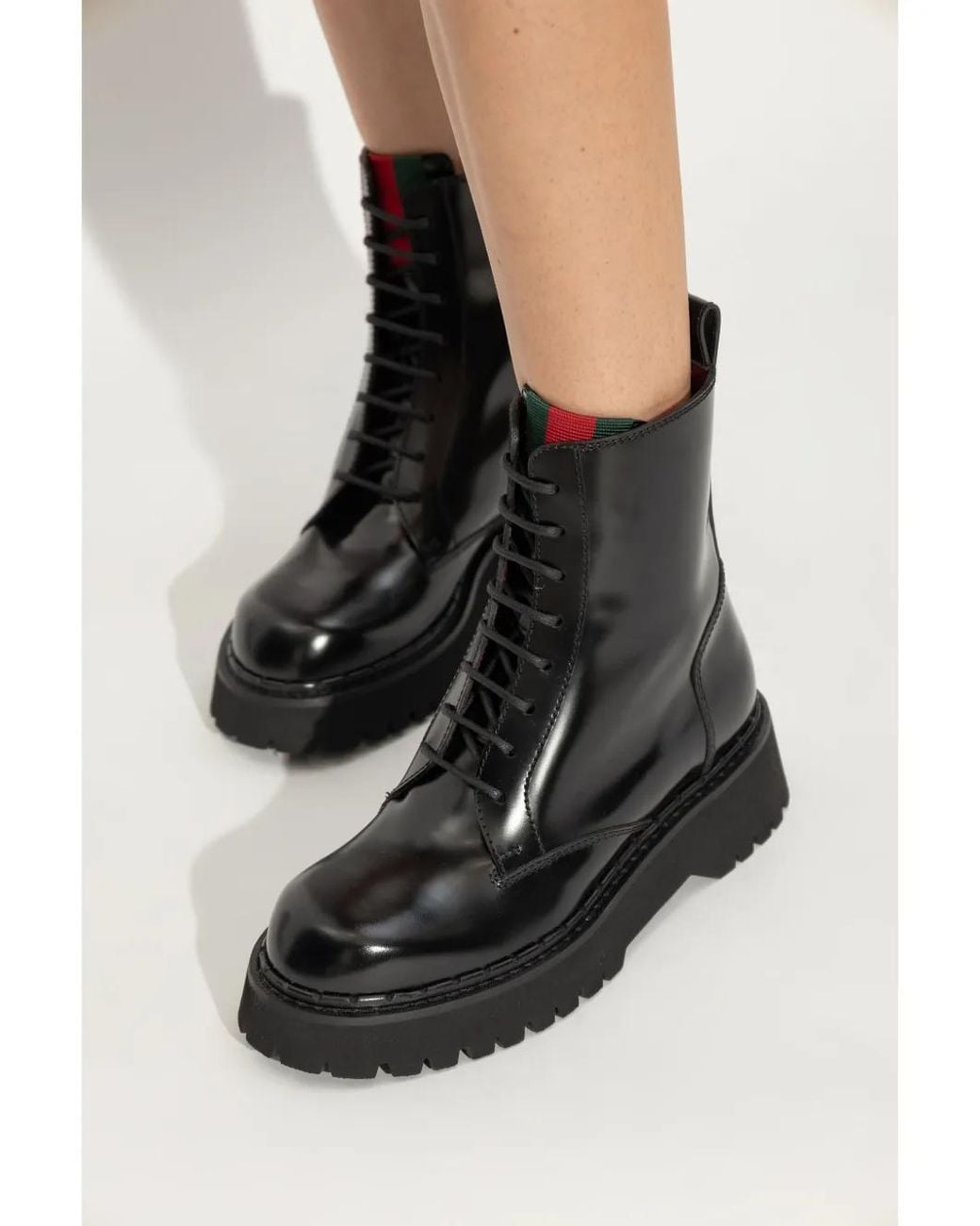 Gucci Black Leather Shoes