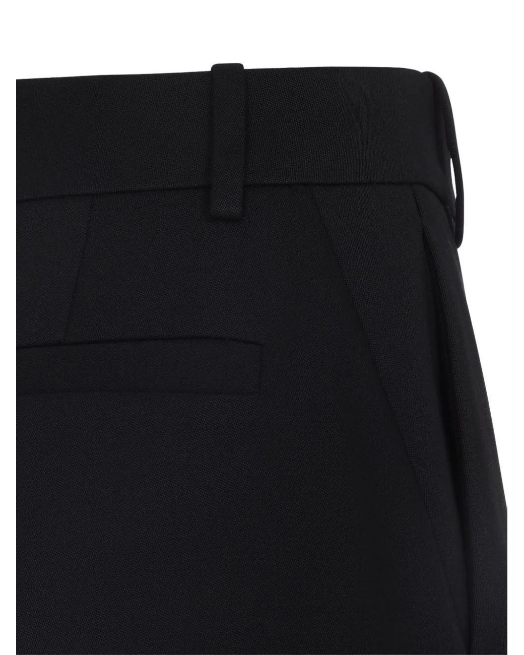 Givenchy Blue Wool Cocoon Trousers