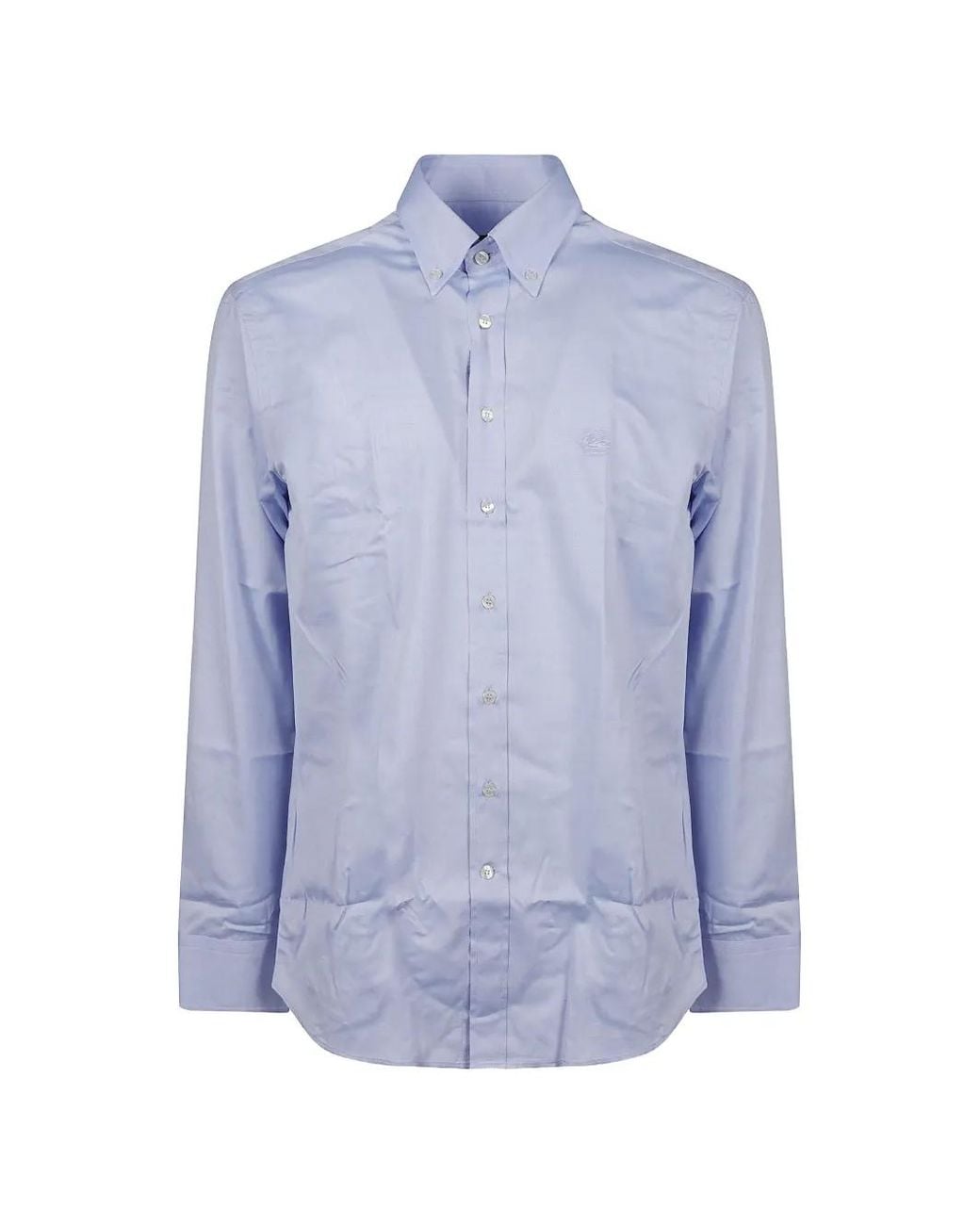 Etro Hemd Mit Logo in Blue für Herren