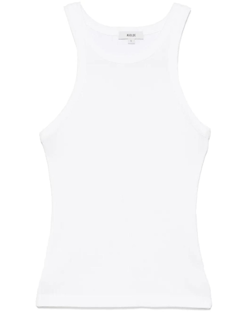 Top Sin Mangas Rayne Agolde de color White