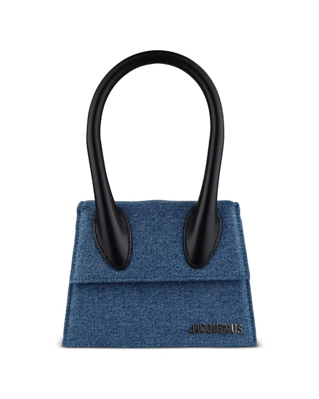 Jacquemus Blue Chiquito Denim Top-Handle Medium Tote Bag