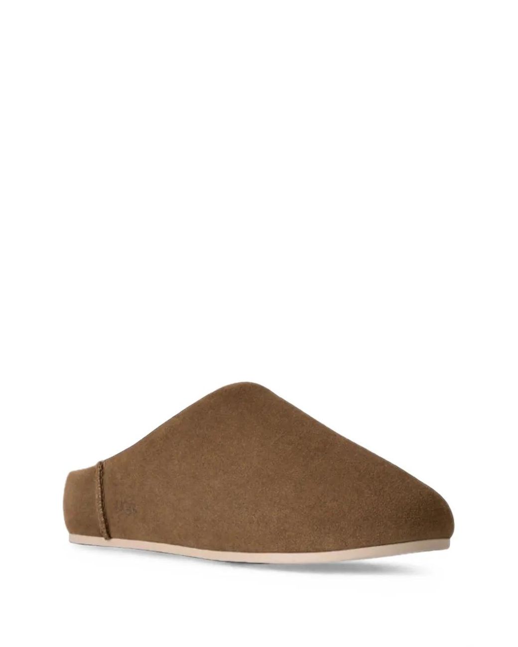 Ugg Brown Elea Suede Slip-On Sandals