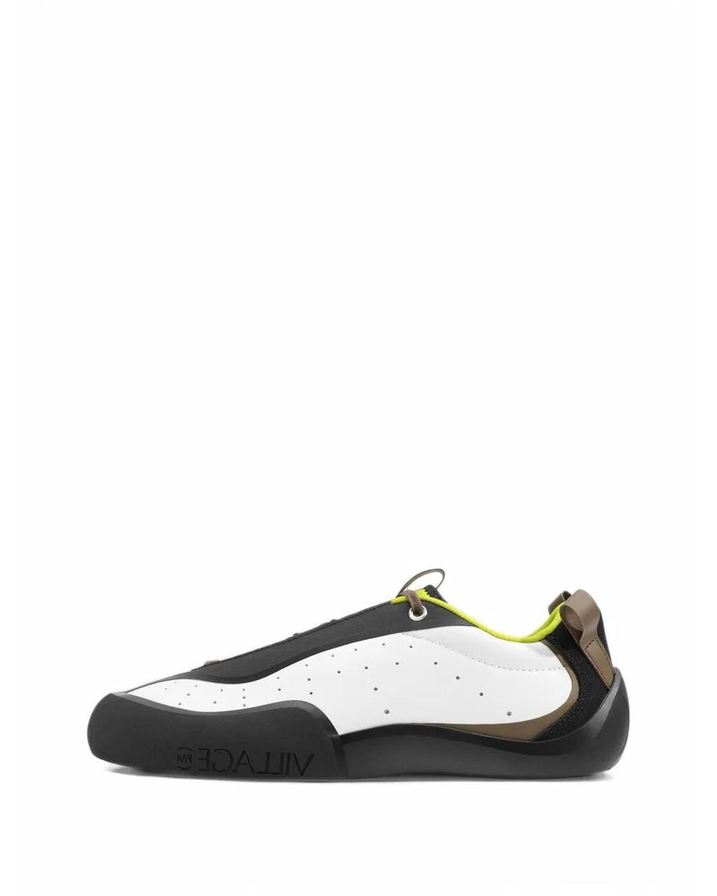 Village PM White 2Pm Panelled Low-Top Skateboard Sneakers for men