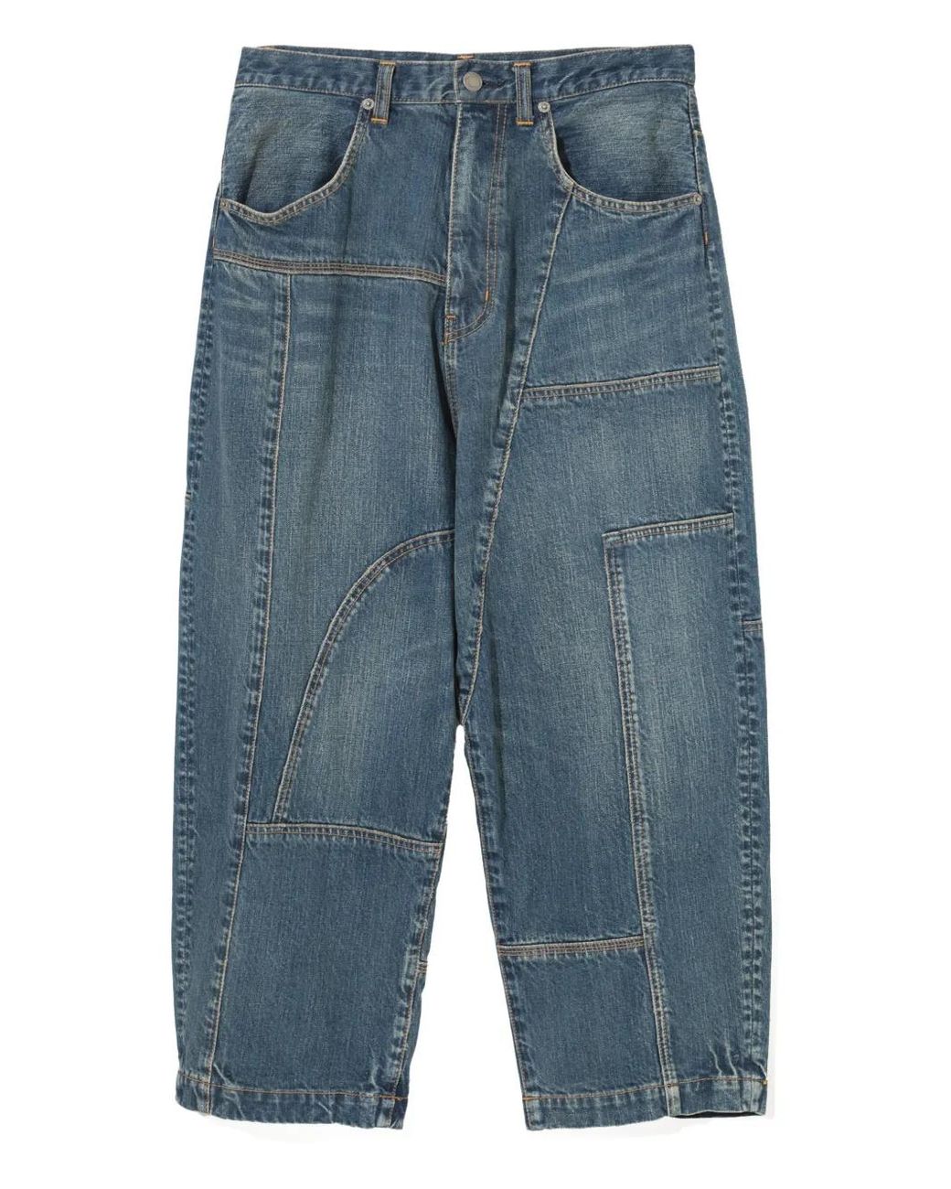Undercover Blue Hose Im Patchwork-Look