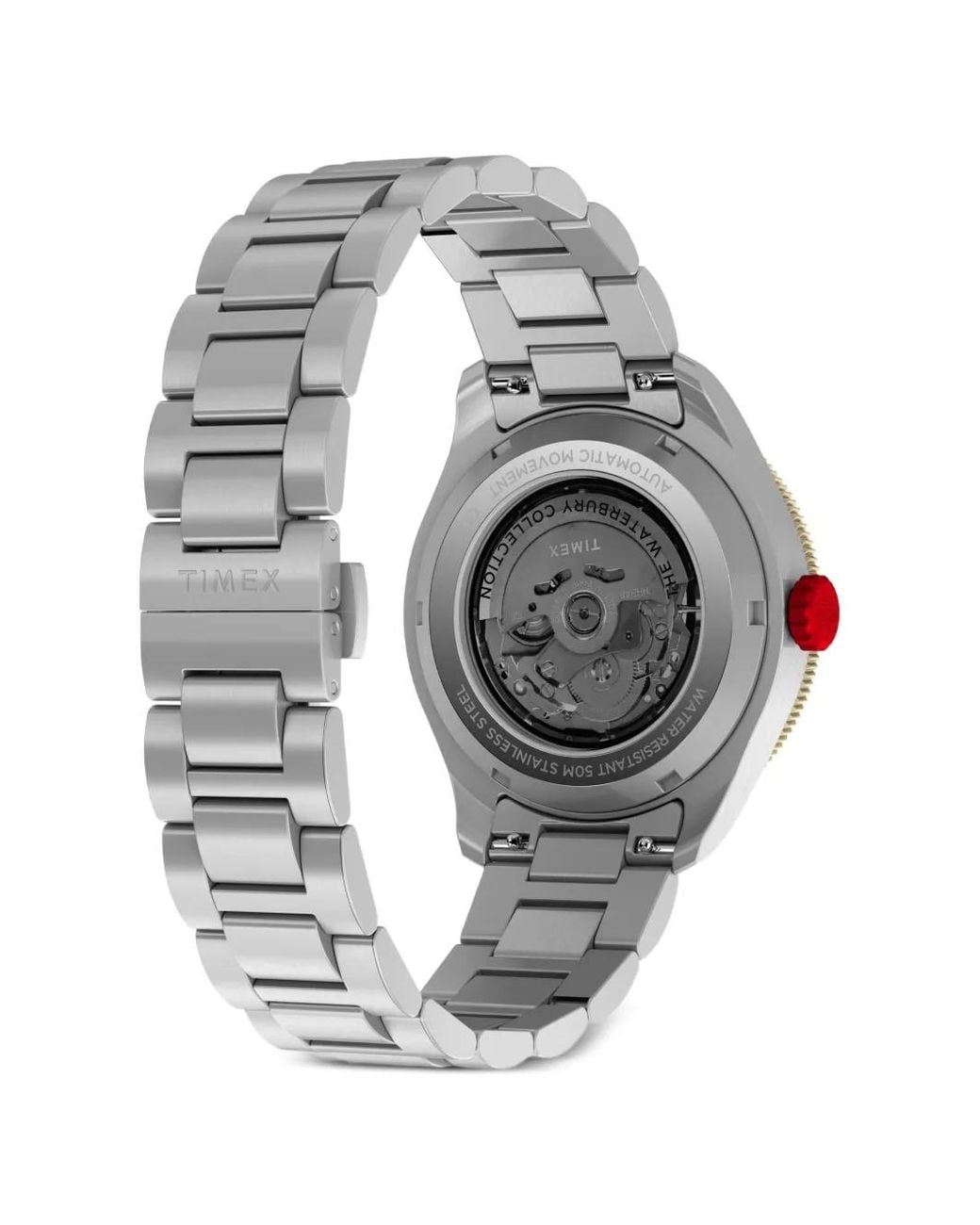 Timex Gray Waterbury Heritage Gmt 41.5Mm Watch for men