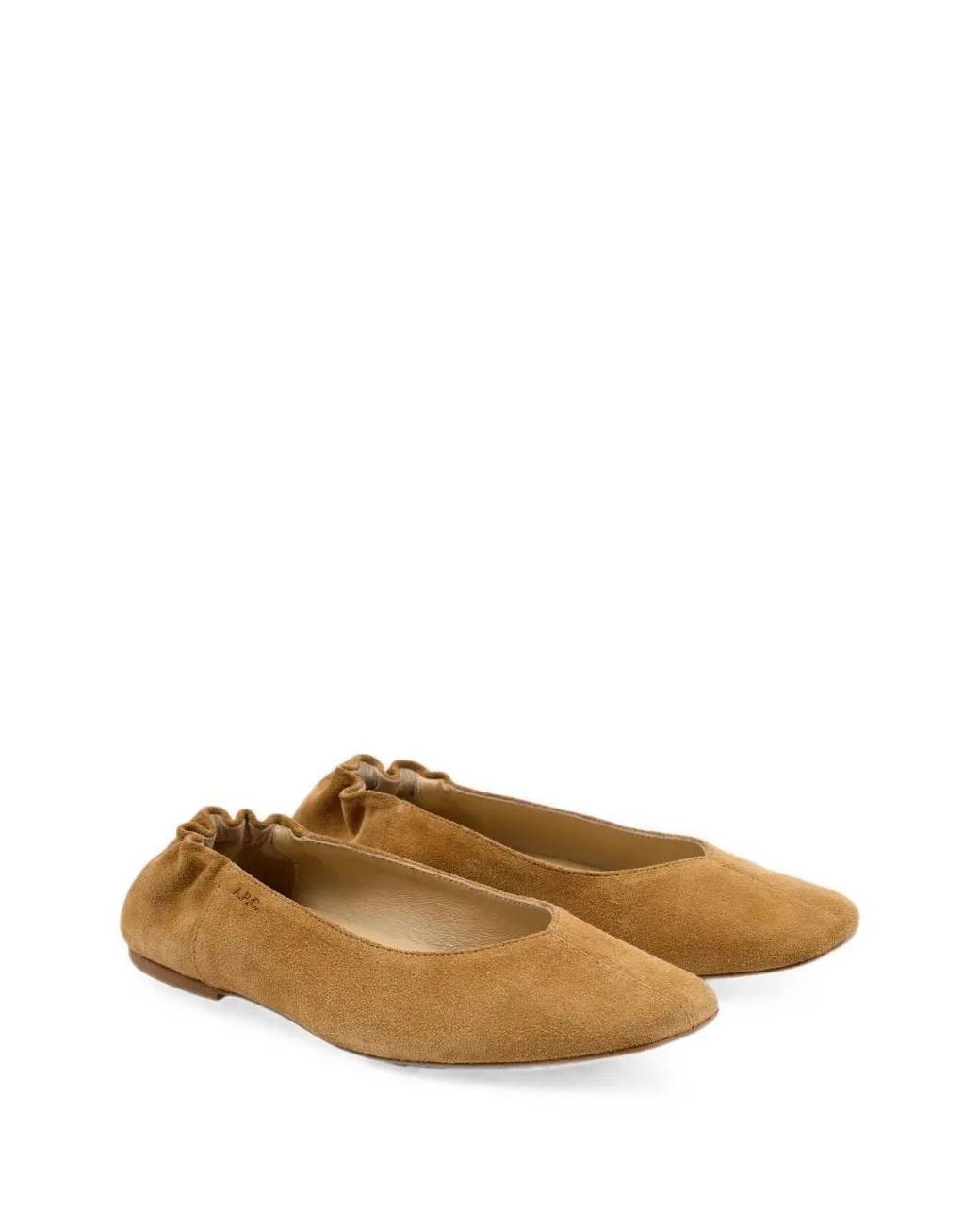 A.P.C. Brown Juliet Ballet Flats