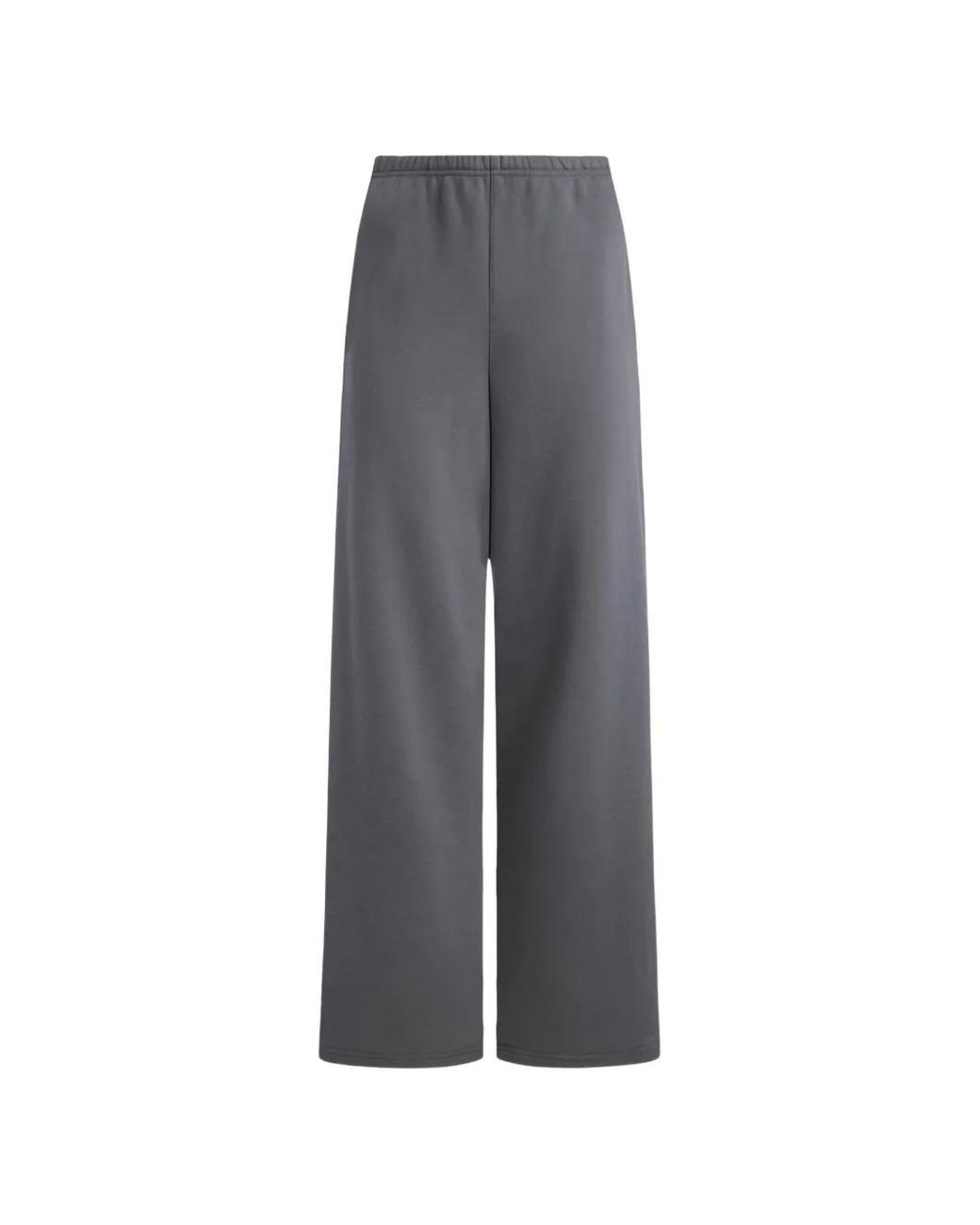 12 STOREEZ Gray Elastic-Waist Track Pants